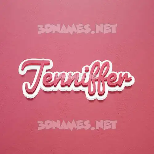 jenniffer in Red Scribble style - 3D name wallpaper jenniffer in Red Scribble style - 3D name wallpaper