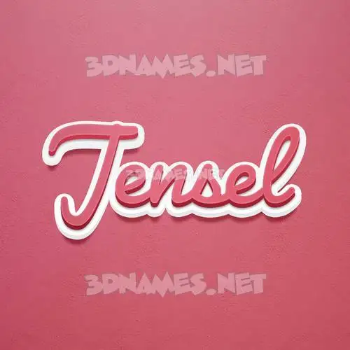 jensel in Red Scribble style - 3D name wallpaper jensel in Red Scribble style - 3D name wallpaper