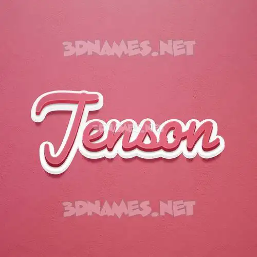 jenson in Red Scribble style - 3D name wallpaper jenson in Red Scribble style - 3D name wallpaper