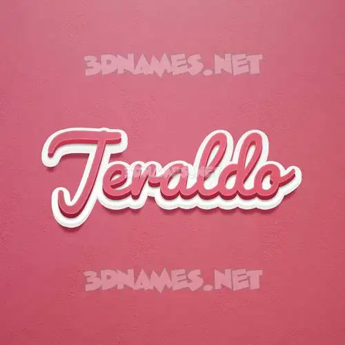 jeraldo in Red Scribble style - 3D name wallpaper jeraldo in Red Scribble style - 3D name wallpaper