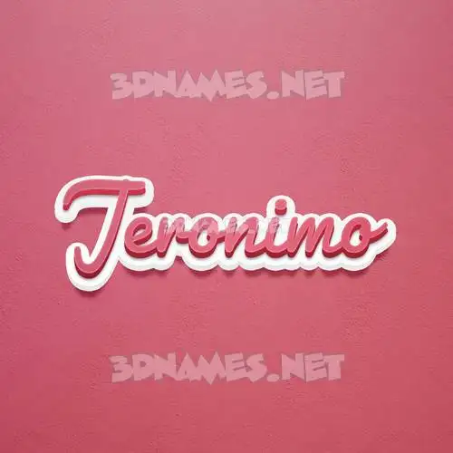 jeronimo in Red Scribble style - 3D name wallpaper jeronimo in Red Scribble style - 3D name wallpaper