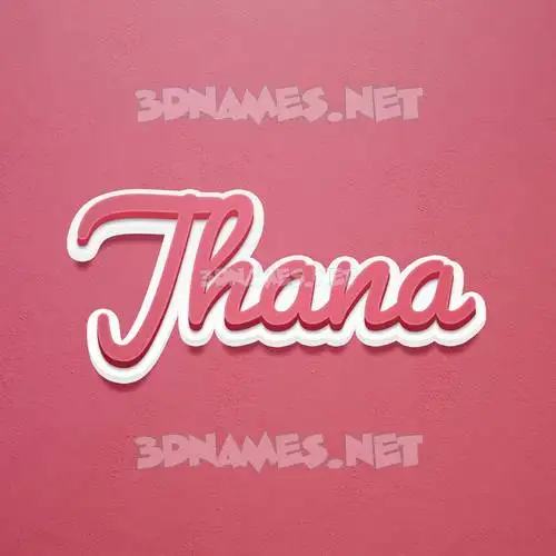 jhana in Red Scribble style - 3D name wallpaper