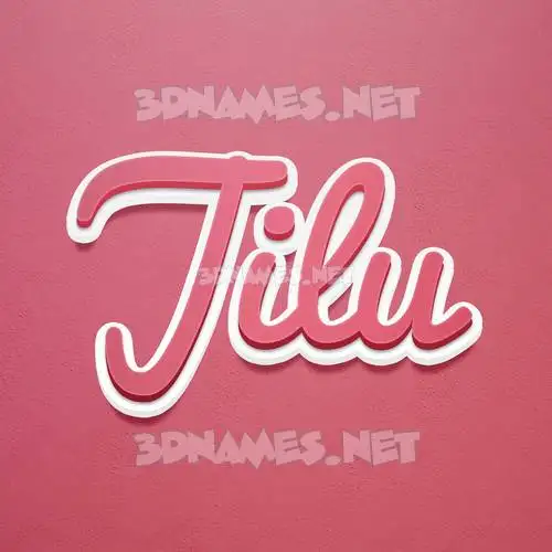 jilu in Red Scribble style - 3D name wallpaper jilu in Red Scribble style - 3D name wallpaper