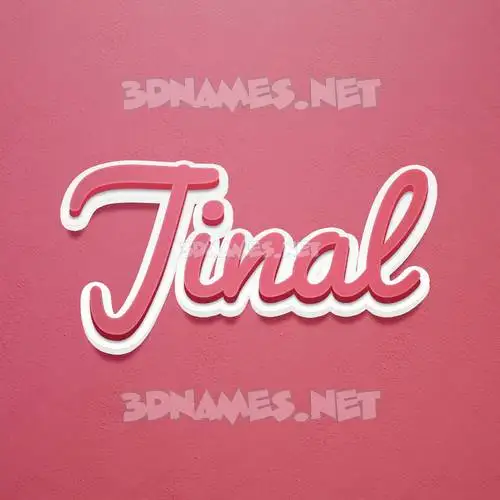 jinal in Red Scribble style - 3D name wallpaper jinal in Red Scribble style - 3D name wallpaper
