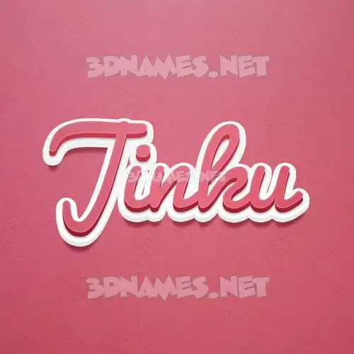 jinku in Red Scribble style - 3D name wallpaper jinku in Red Scribble style - 3D name wallpaper