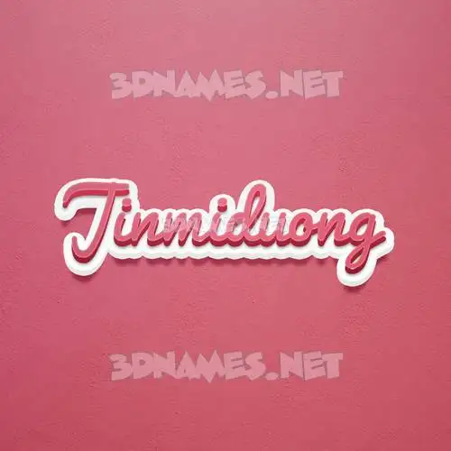 jinmiduong in Red Scribble style - 3D name wallpaper jinmiduong in Red Scribble style - 3D name wallpaper