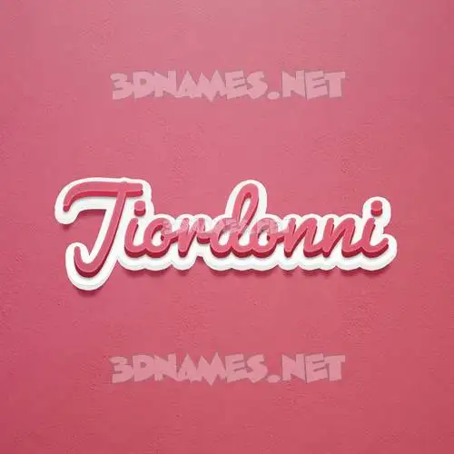 jiordonni in Red Scribble style - 3D name wallpaper jiordonni in Red Scribble style - 3D name wallpaper