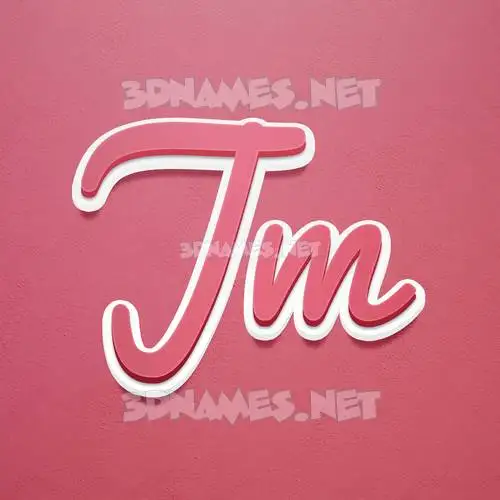jm in Red Scribble style - 3D name wallpaper jm in Red Scribble style - 3D name wallpaper