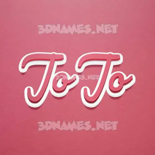 jo jo in Red Scribble style - 3D name wallpaper jo jo in Red Scribble style - 3D name wallpaper