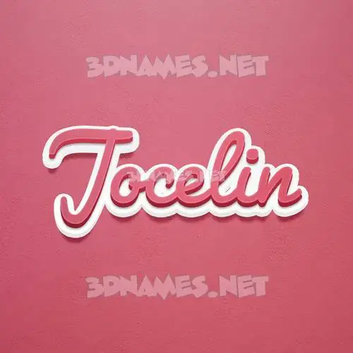 jocelin in Red Scribble style - 3D name wallpaper jocelin in Red Scribble style - 3D name wallpaper