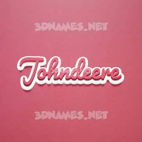 johndeere in Red Scribble style - 3D name wallpaper johndeere in Red Scribble style - 3D name wallpaper