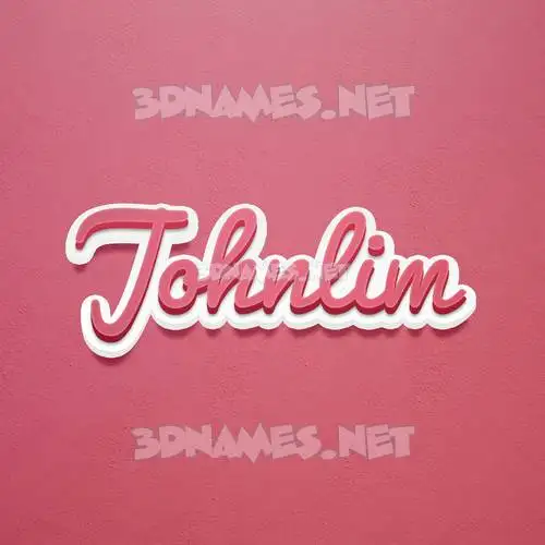 johnlim in Red Scribble style - 3D name wallpaper johnlim in Red Scribble style - 3D name wallpaper