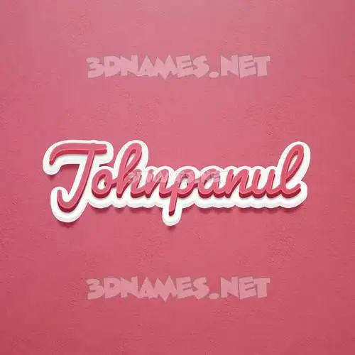 johnpanul in Red Scribble style - 3D name wallpaper johnpanul in Red Scribble style - 3D name wallpaper