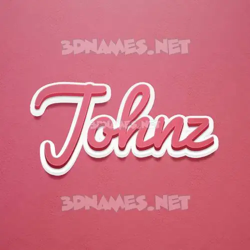 johnz in Red Scribble style - 3D name wallpaper johnz in Red Scribble style - 3D name wallpaper