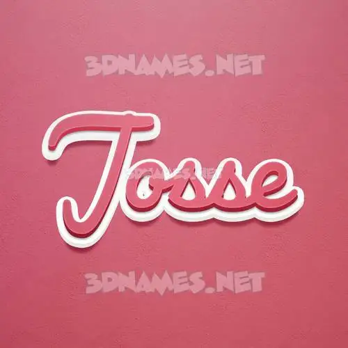 josse in Red Scribble style - 3D name wallpaper josse in Red Scribble style - 3D name wallpaper