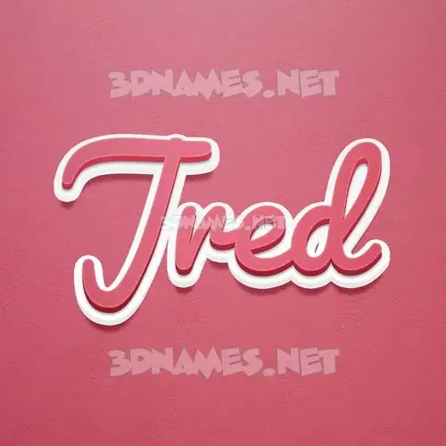 jred in Red Scribble style - 3D name wallpaper jred in Red Scribble style - 3D name wallpaper