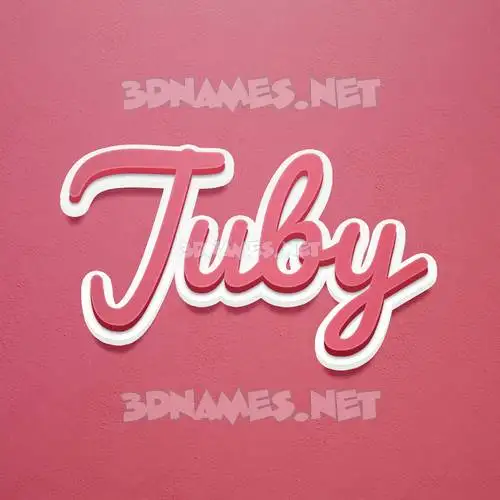 juby in Red Scribble style - 3D name wallpaper juby in Red Scribble style - 3D name wallpaper