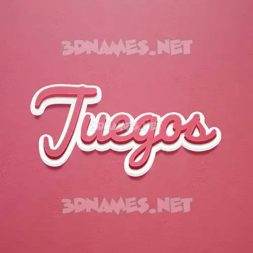 juegos in Red Scribble style - 3D name wallpaper juegos in Red Scribble style - 3D name wallpaper