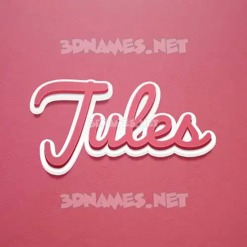 jules in Red Scribble style - 3D name wallpaper jules in Red Scribble style - 3D name wallpaper