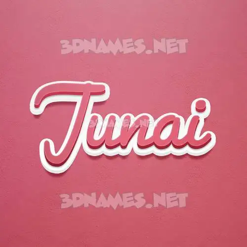 junai in Red Scribble style - 3D name wallpaper junai in Red Scribble style - 3D name wallpaper