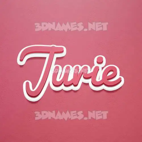 jurie in Red Scribble style - 3D name wallpaper jurie in Red Scribble style - 3D name wallpaper