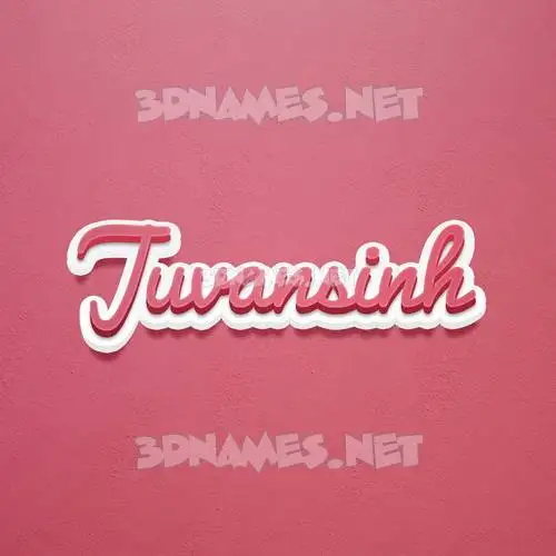 juvansinh in Red Scribble style - 3D name wallpaper