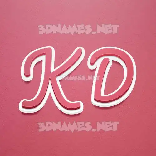 k d in Red Scribble style - 3D name wallpaper k d in Red Scribble style - 3D name wallpaper