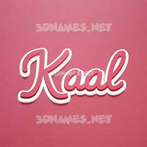 kaal in Red Scribble style - 3D name wallpaper kaal in Red Scribble style - 3D name wallpaper