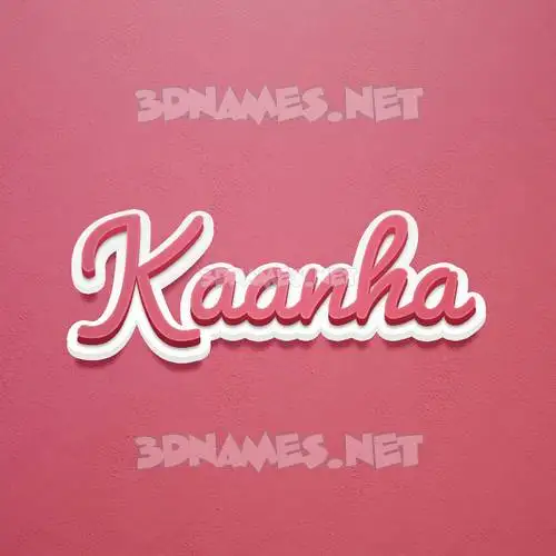 kaanha in Red Scribble style - 3D name wallpaper kaanha in Red Scribble style - 3D name wallpaper