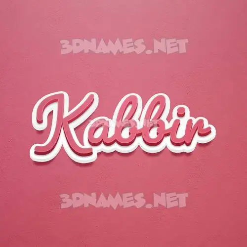 kabbir in Red Scribble style - 3D name wallpaper kabbir in Red Scribble style - 3D name wallpaper