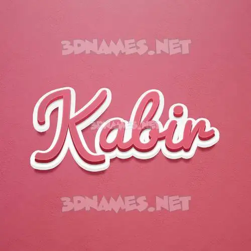 kabir in Red Scribble style - 3D name wallpaper kabir in Red Scribble style - 3D name wallpaper