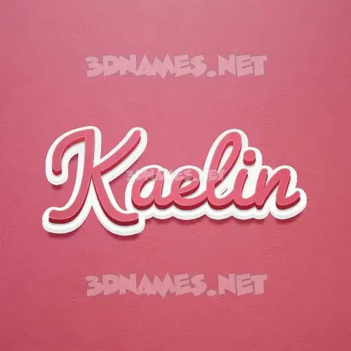 kaelin in Red Scribble style - 3D name wallpaper kaelin in Red Scribble style - 3D name wallpaper