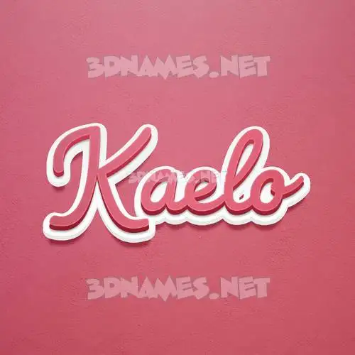 kaelo in Red Scribble style - 3D name wallpaper kaelo in Red Scribble style - 3D name wallpaper