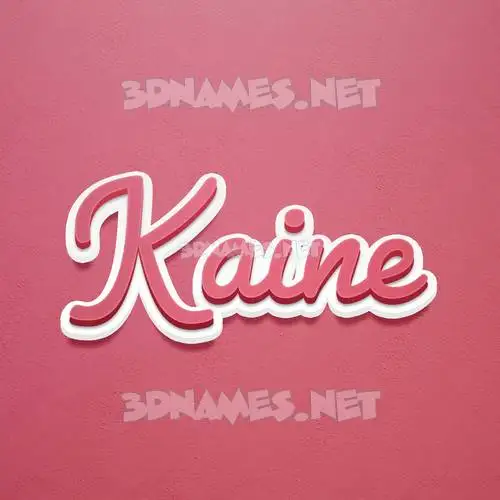 kaine in Red Scribble style - 3D name wallpaper kaine in Red Scribble style - 3D name wallpaper