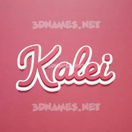kalei in Red Scribble style - 3D name wallpaper kalei in Red Scribble style - 3D name wallpaper