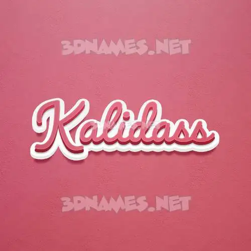 kalidass in Red Scribble style - 3D name wallpaper kalidass in Red Scribble style - 3D name wallpaper