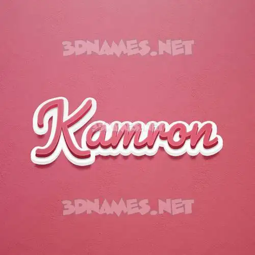 kamron in Red Scribble style - 3D name wallpaper kamron in Red Scribble style - 3D name wallpaper