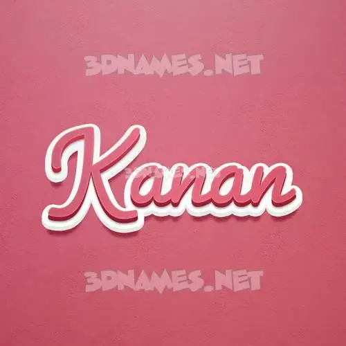 kanan in Red Scribble style - 3D name wallpaper kanan in Red Scribble style - 3D name wallpaper