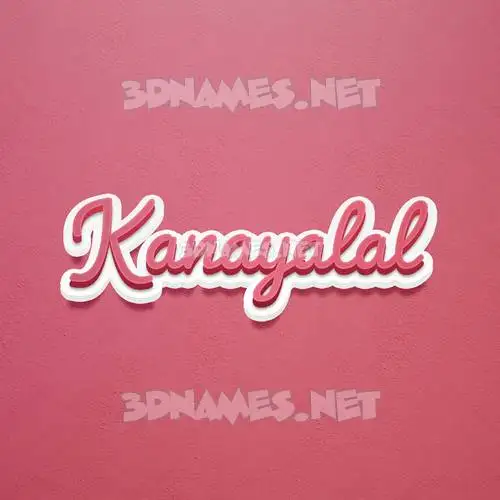 kanayalal in Red Scribble style - 3D name wallpaper kanayalal in Red Scribble style - 3D name wallpaper
