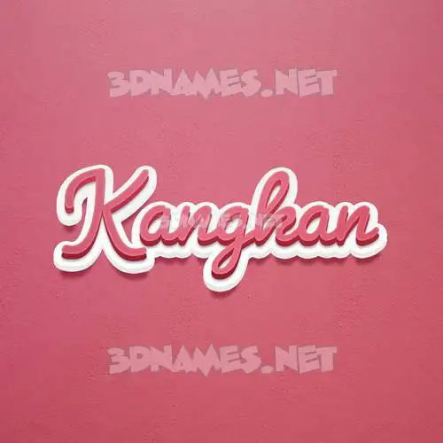 kangkan in Red Scribble style - 3D name wallpaper kangkan in Red Scribble style - 3D name wallpaper