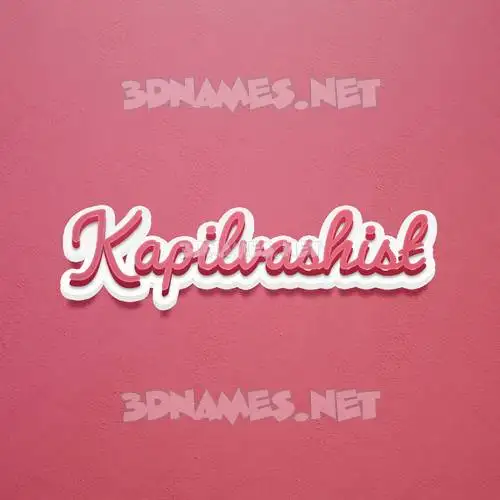 kapilvashist in Red Scribble style - 3D name wallpaper kapilvashist in Red Scribble style - 3D name wallpaper