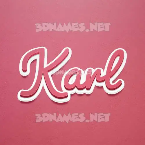 karl in Red Scribble style - 3D name wallpaper karl in Red Scribble style - 3D name wallpaper