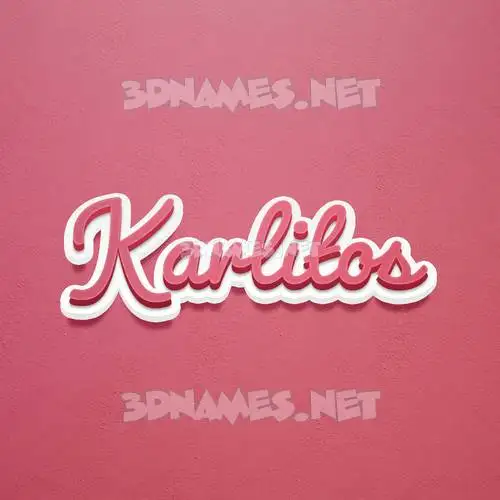 karlitos in Red Scribble style - 3D name wallpaper karlitos in Red Scribble style - 3D name wallpaper