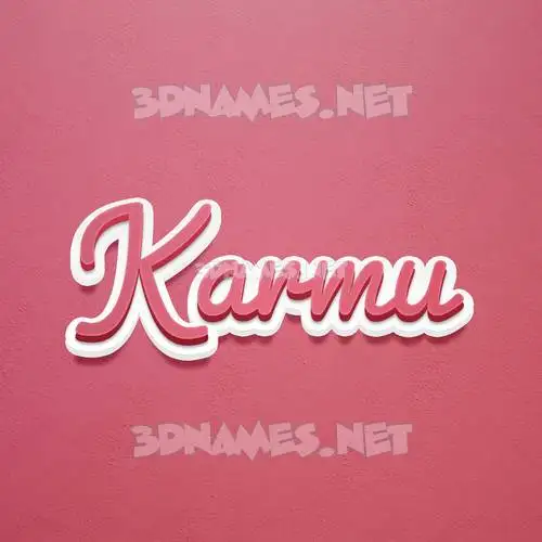 karmu in Red Scribble style - 3D name wallpaper karmu in Red Scribble style - 3D name wallpaper