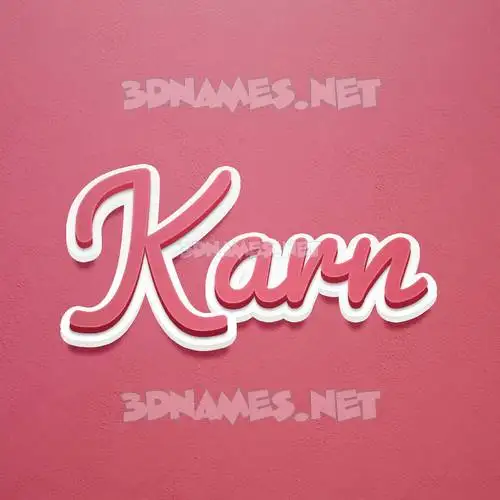 karn in Red Scribble style - 3D name wallpaper karn in Red Scribble style - 3D name wallpaper