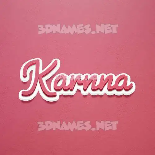karnna in Red Scribble style - 3D name wallpaper karnna in Red Scribble style - 3D name wallpaper