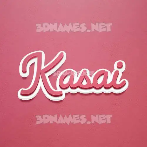 kasai in Red Scribble style - 3D name wallpaper kasai in Red Scribble style - 3D name wallpaper