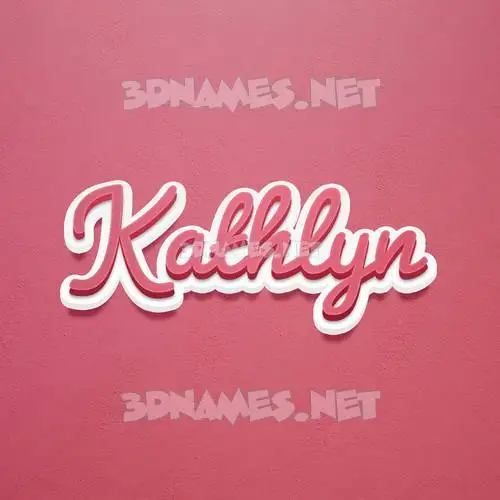 kathlyn in Red Scribble style - 3D name wallpaper kathlyn in Red Scribble style - 3D name wallpaper