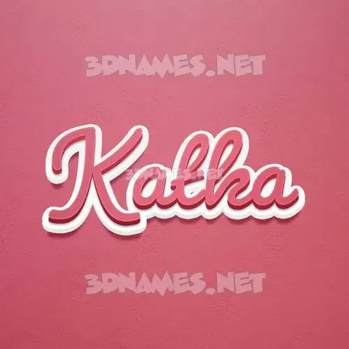 katka in Red Scribble style - 3D name wallpaper katka in Red Scribble style - 3D name wallpaper