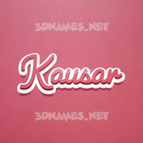 kausar in Red Scribble style - 3D name wallpaper kausar in Red Scribble style - 3D name wallpaper